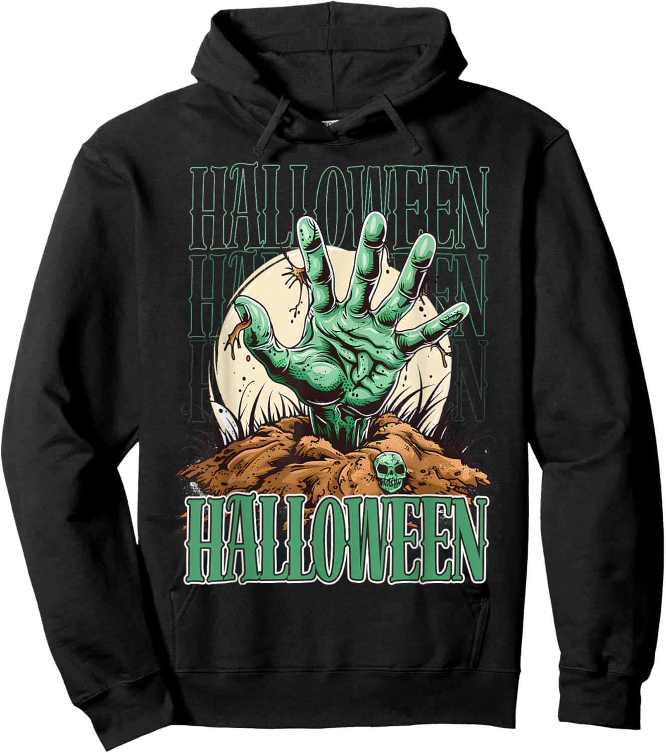 Scary night ghost design for those who love dark stories Hoodie - Hoodie | Black