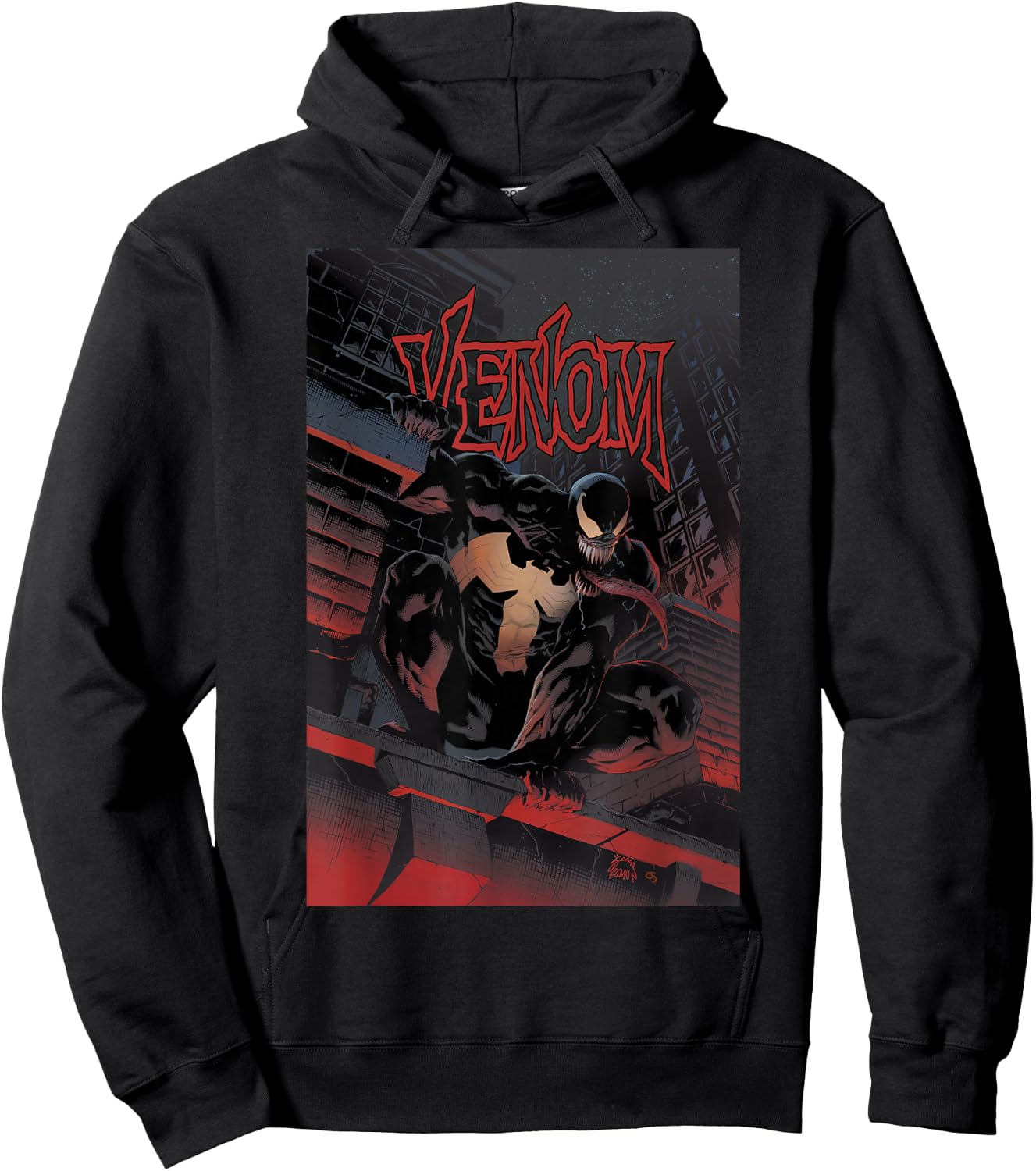 Marvel Comixology Venom Issue# 11 Comic Book Cover Hoodie - Hoodie | Black