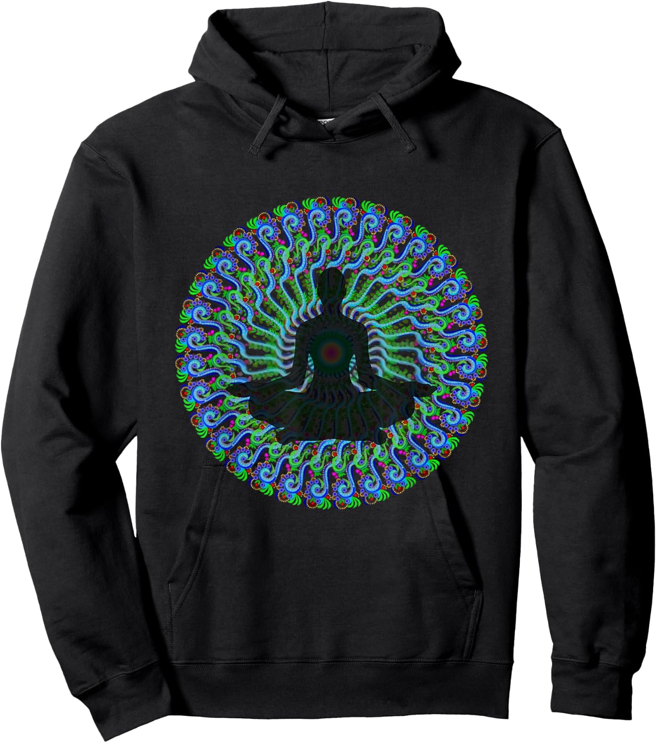 Awesome Ayahuasca Lover DMT Designs - Shaman Style Hoodie - Hoodie | Black