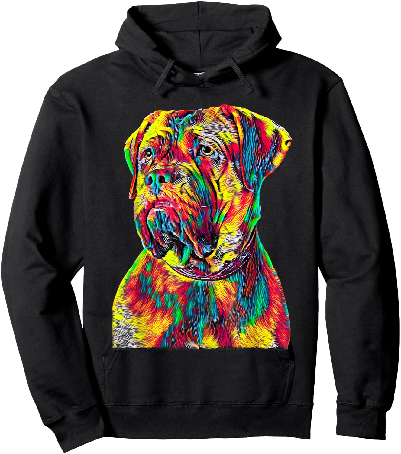 French Mastiff Dog Hoodie - Hoodie | Black