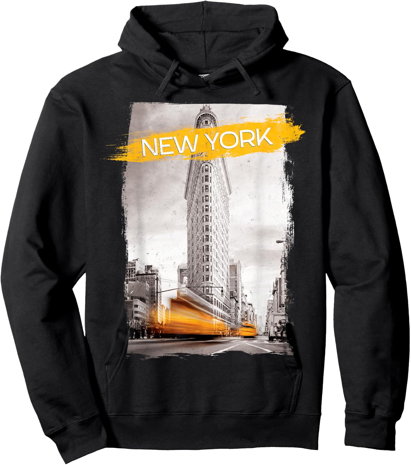 New York City, NYC Yellow Taxi Cab Classic Hoodie - Hoodie | Black