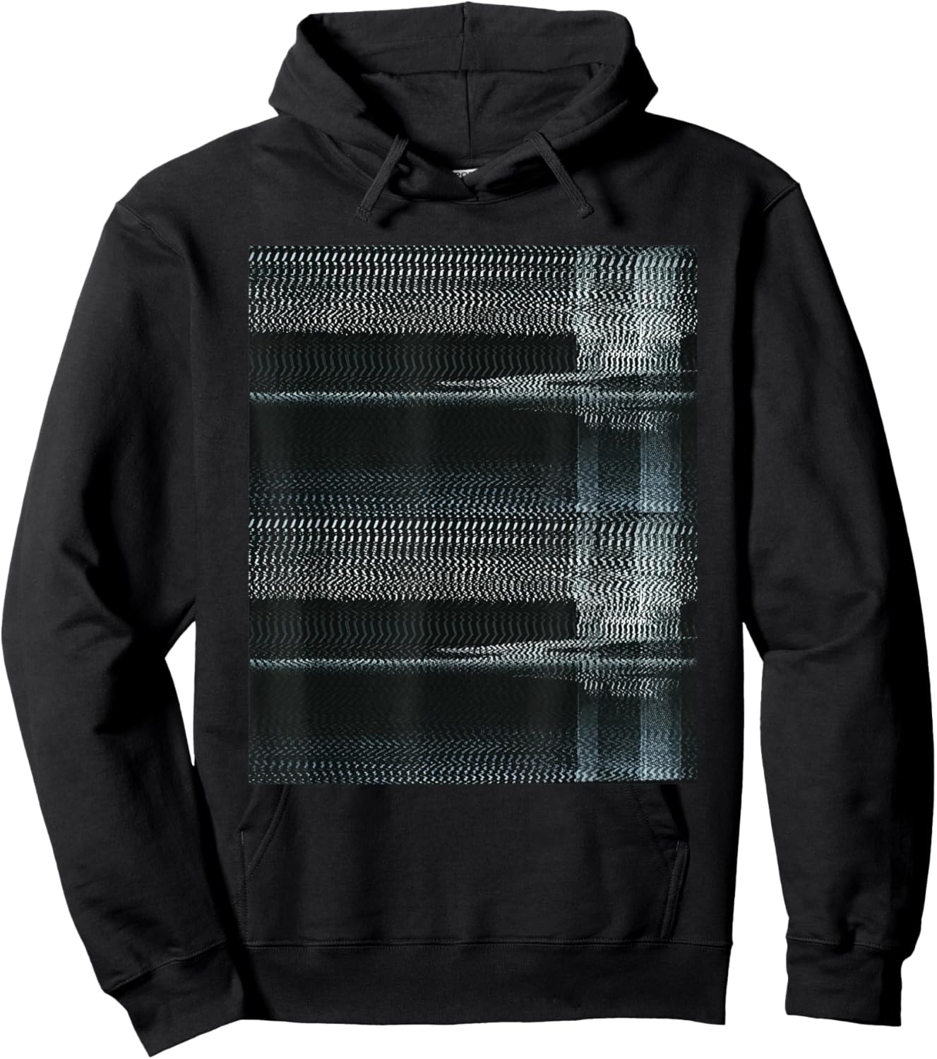 Retro TV Static Funny Vintage Halloween Costume Hoodie - Hoodie | Black