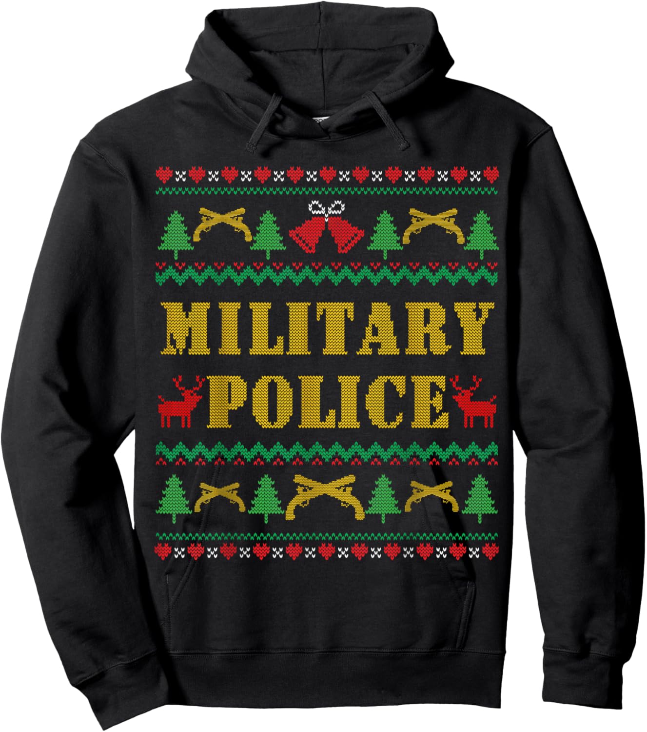 Us Army Military Police Corps Patch MP Insignia Christmas Hoodie - Hoodie | Black