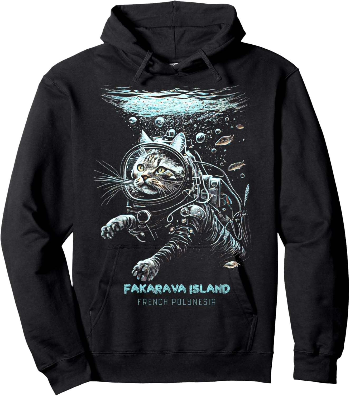 Fakarava Island French Polynesia Hoodie - Hoodie | Black