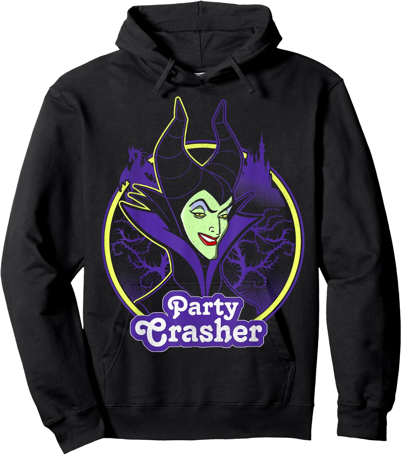 Disney Sleeping Beauty Maleficent Party Crasher Hoodie - Hoodie | Black