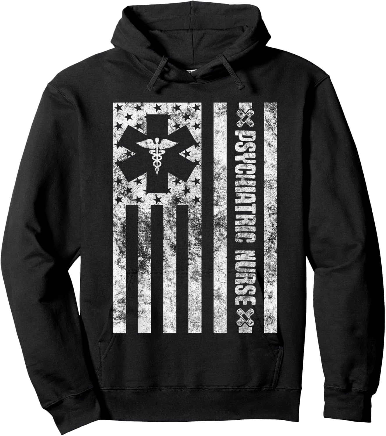Psychiatric Nurse PMHNP Mental Health Nursing RN Psych Nurse Hoodie - Hoodie | Black