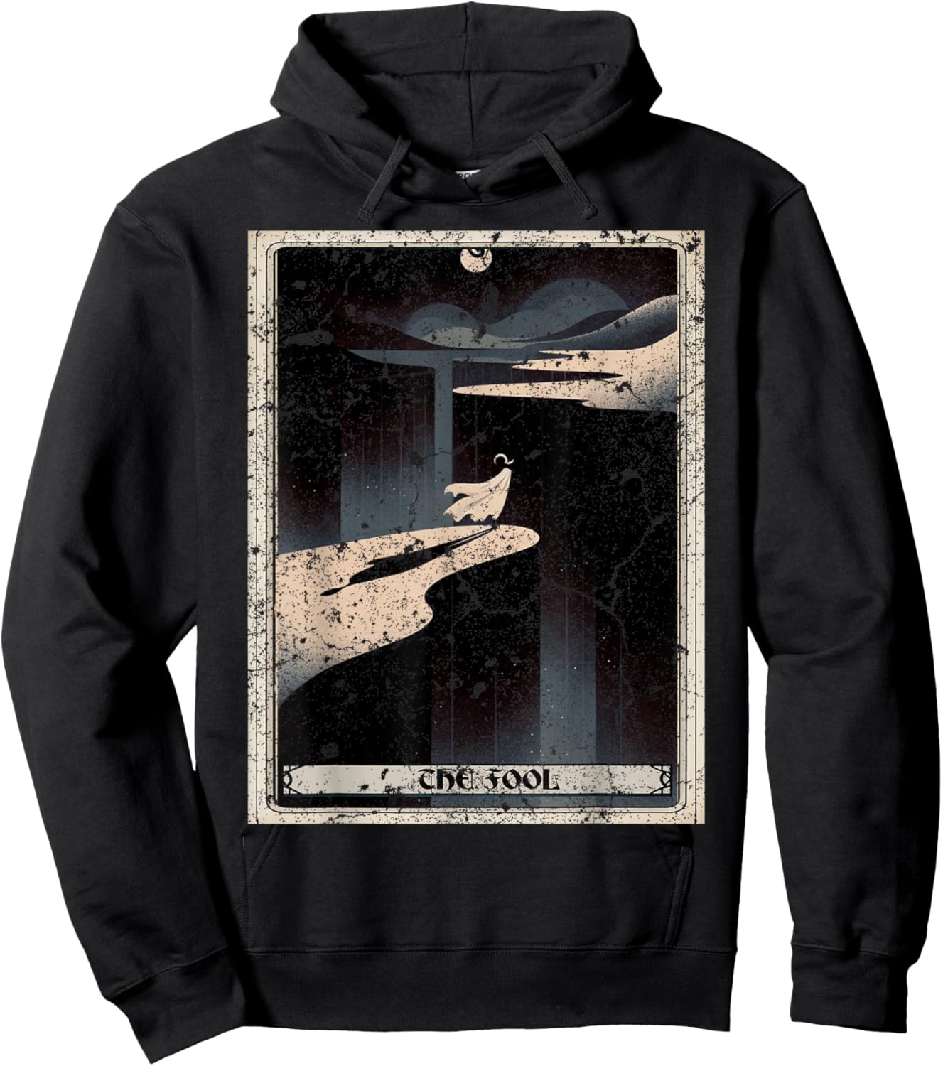 The Fool Tarot Card Black Hoodie - Hoodie | Black