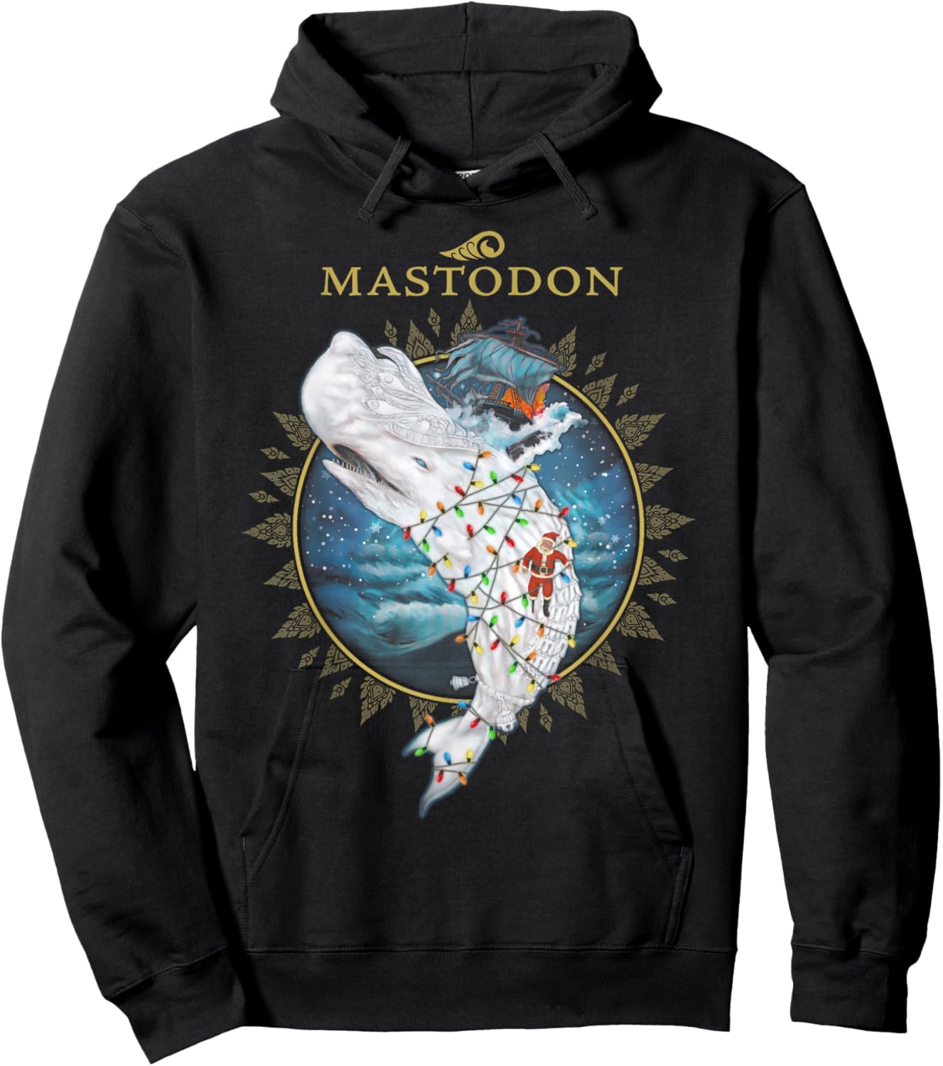 Mastodon Leviathan Holiday Hoodie - Hoodie | Black