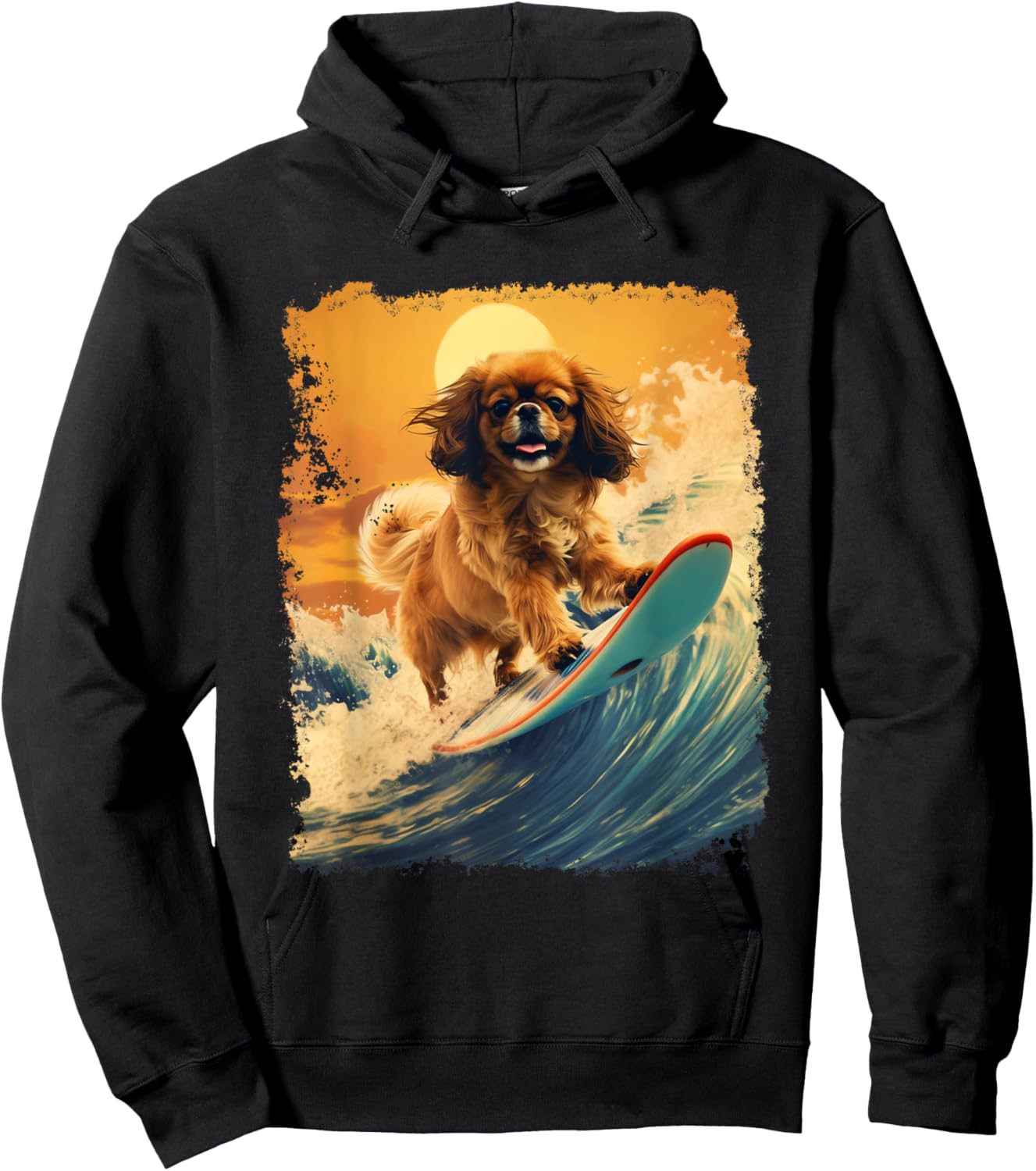 Dog Funny Pekingese Hoodie - Hoodie | Black