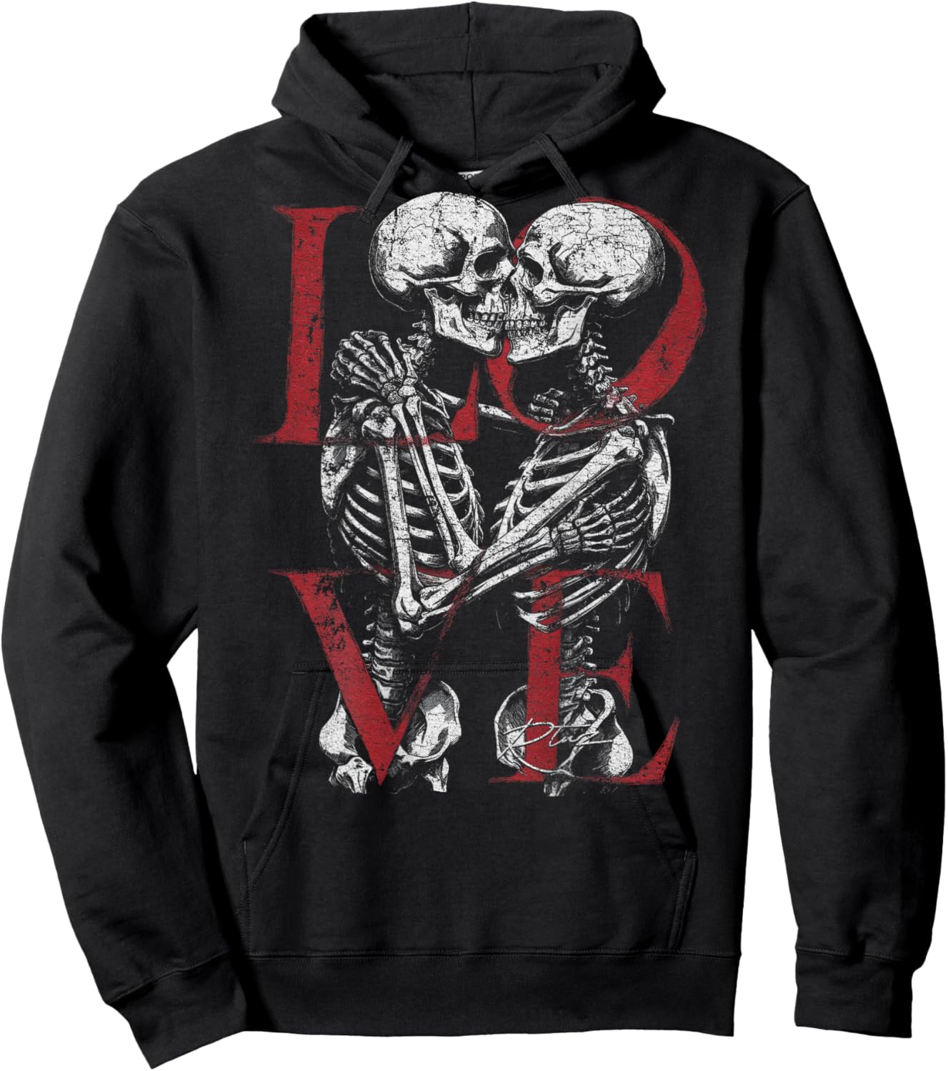 Backprint Streetwear Retro Mode Vintage Fashion Damen Herren Hoodie - Hoodie | Black