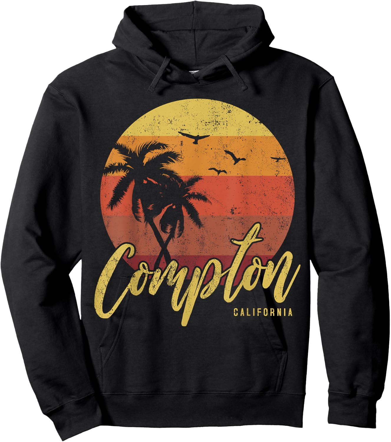Compton California Hoodie - Hoodie | Black