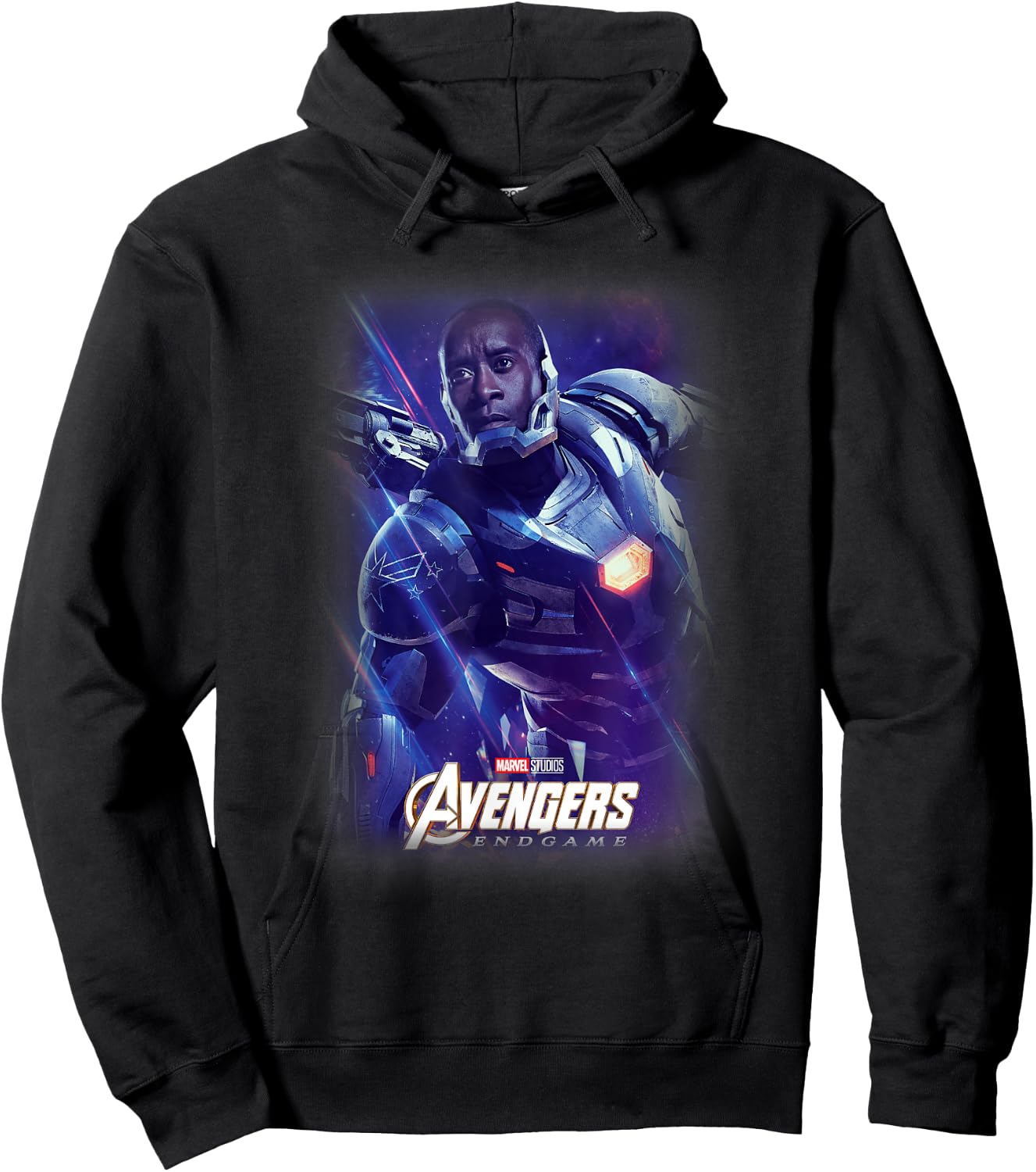 Marvel Avengers Endgame War Machine Galactic Poster Hoodie - Hoodie | Black