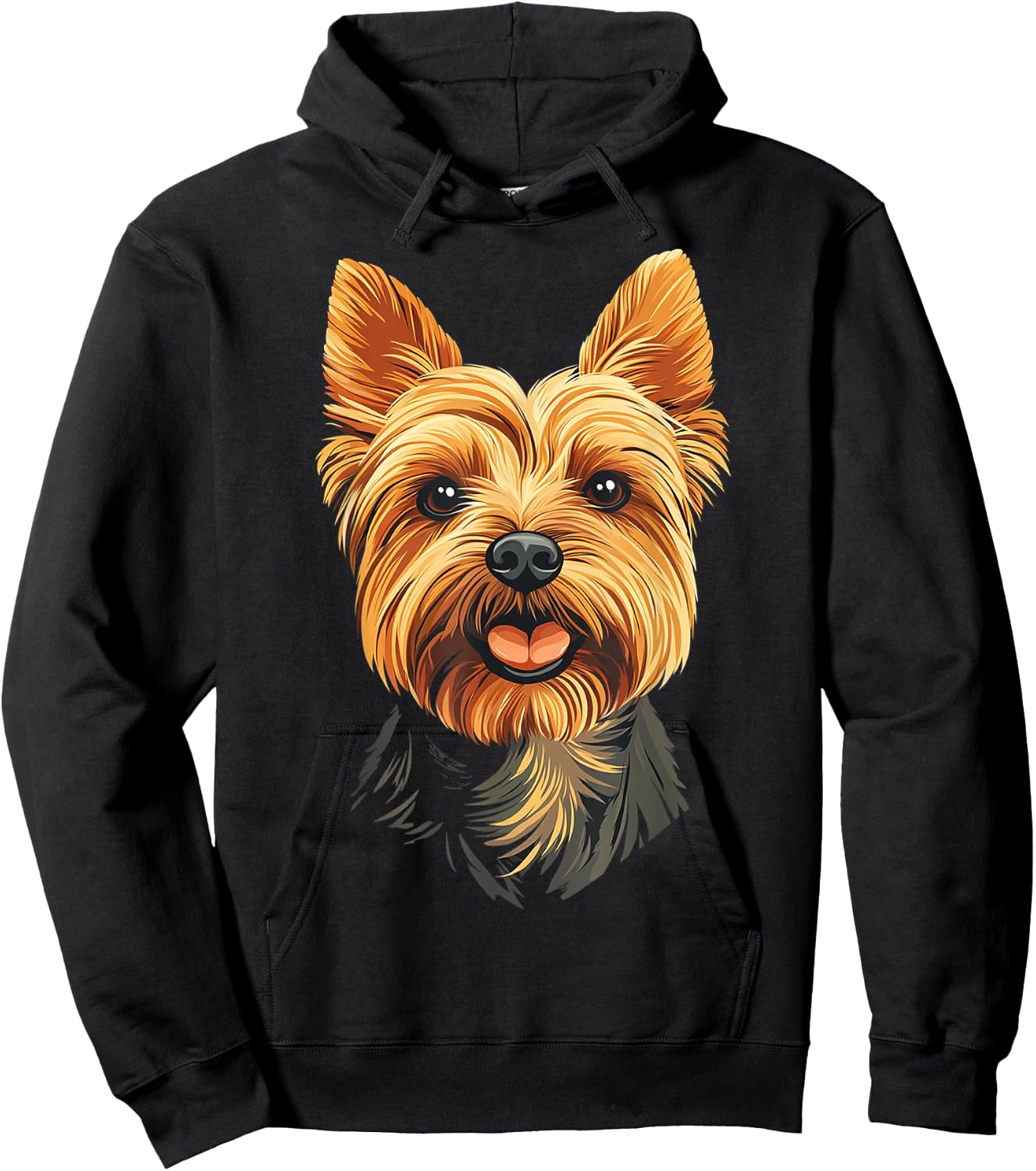 Silky Terrier Dog Motif Pet Art Silky Terrier Men Women Kids Hoodie - Hoodie | Black