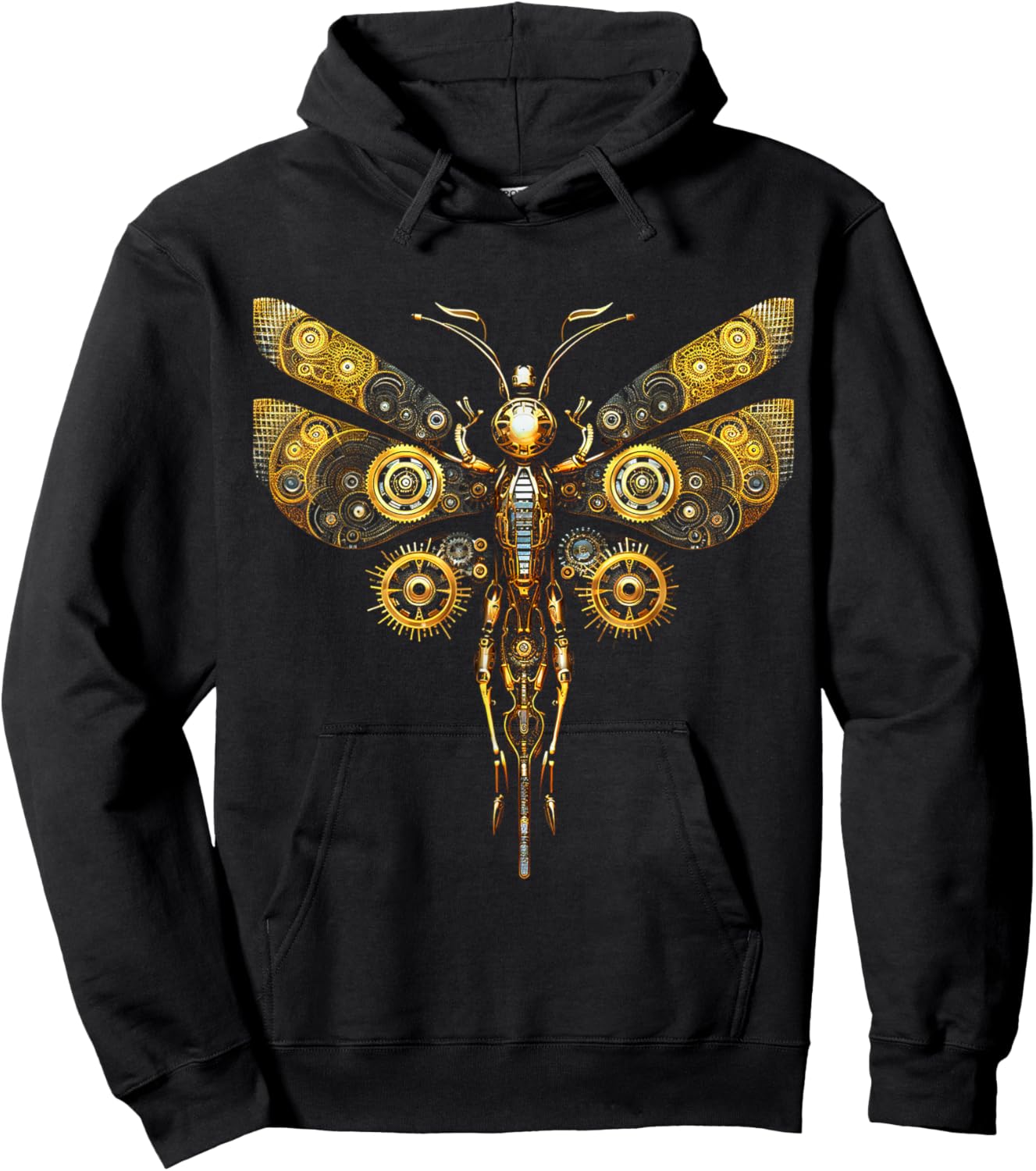 Dragonfly Animal Art Graphic Dragonfly Hoodie - Hoodie | Black