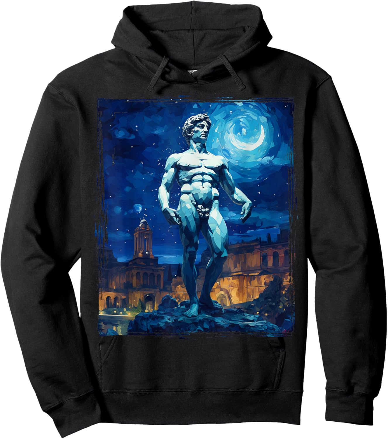David Statue by Michelangelo Hoodie - Hoodie | Black