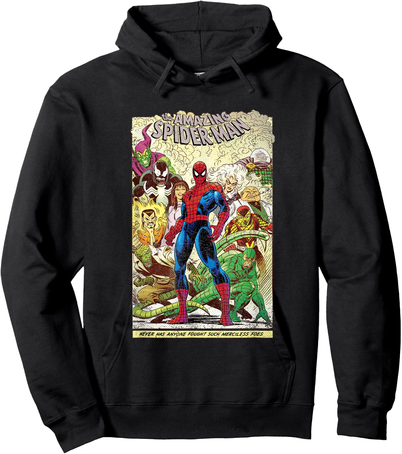 Marvel The Amazing Spider-Man Comic Hoodie - Hoodie | Black