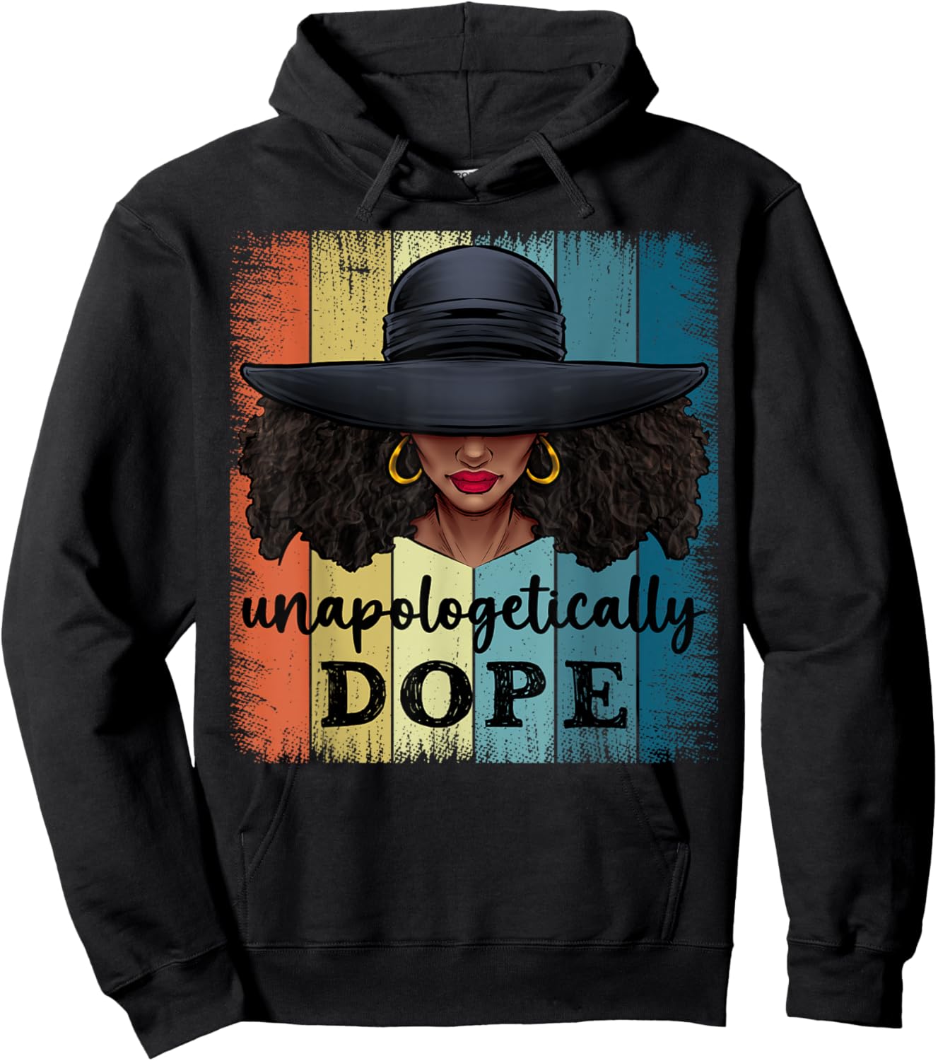 Unapologetically Dope Black History African American Ladies Hoodie - Hoodie | Black