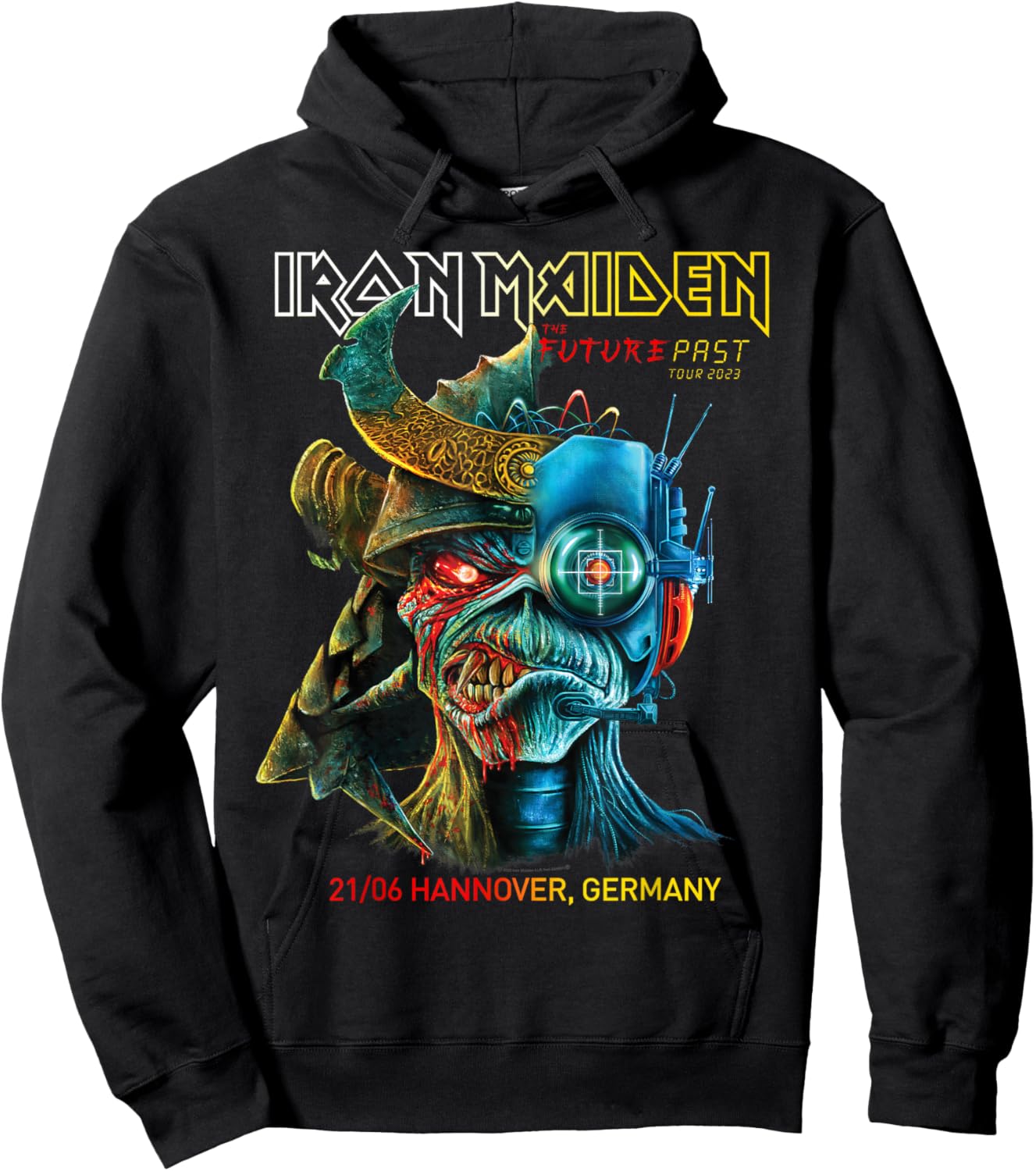 Iron Maiden Future Past Tour Hannover Hoodie - Hoodie | Black