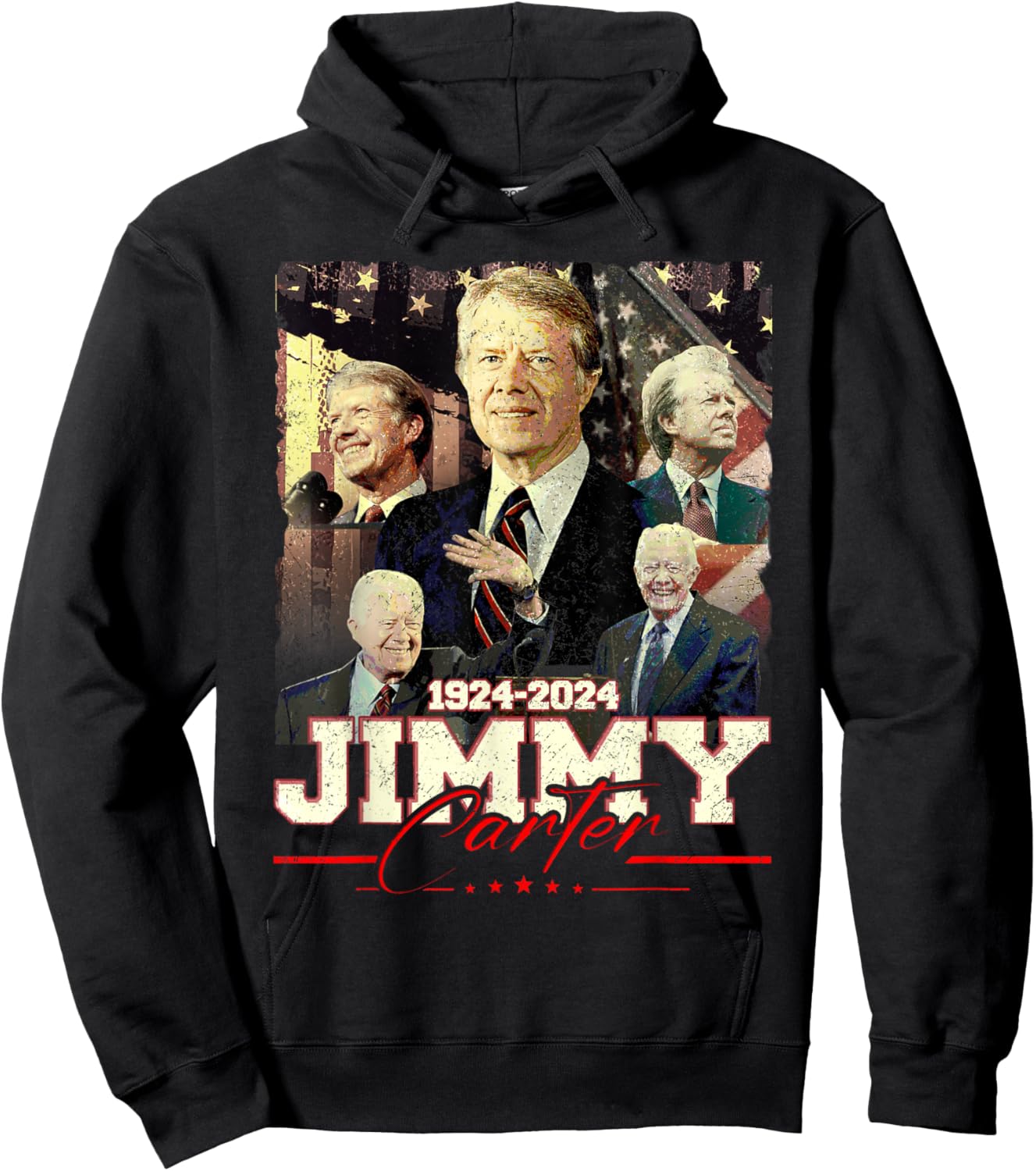 Jimmy Carter 39th US President Hoodie - Hoodie | Black