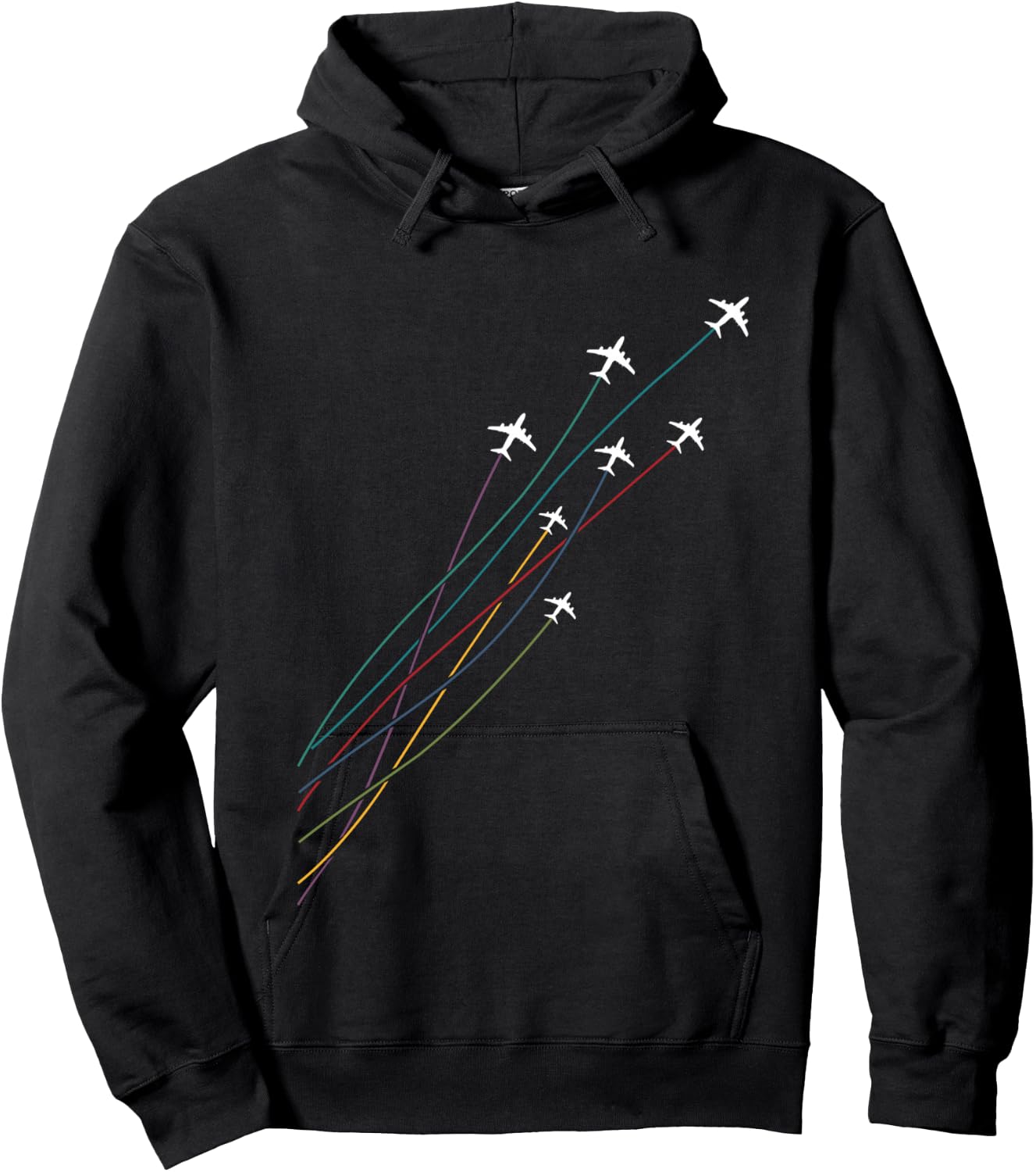 Pilot Commercial Passenger Airplanes Aeroplanes Airline Gift Hoodie - Hoodie | Black