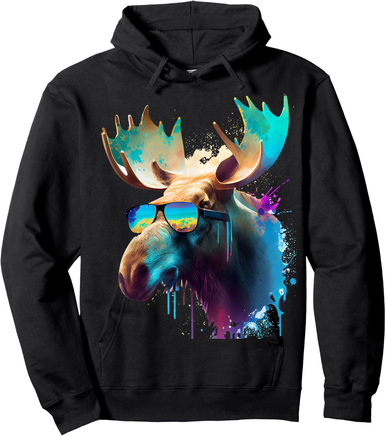 Elk Hoodie - Hoodie | Black