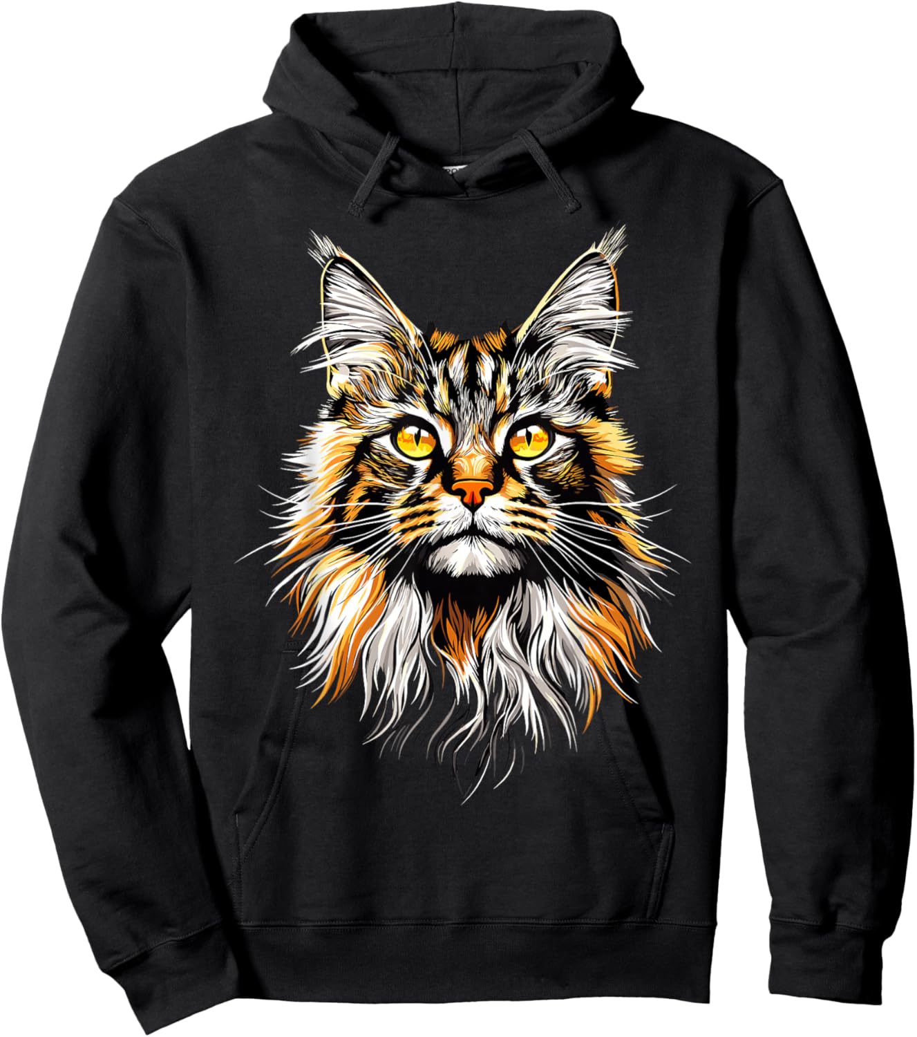 Maine Coon Cat Lovers Cute Funny Maine Coon Cats Lover Hoodie - Hoodie | Black