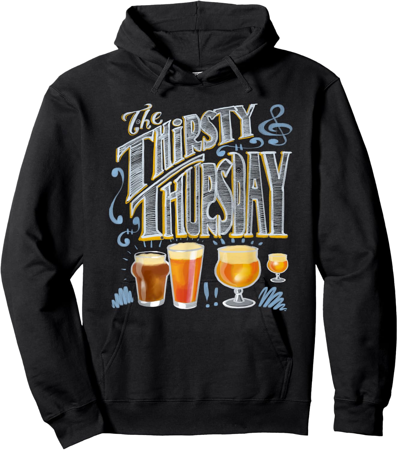 Thirsty Thursday beer Hoodie - Hoodie | Black