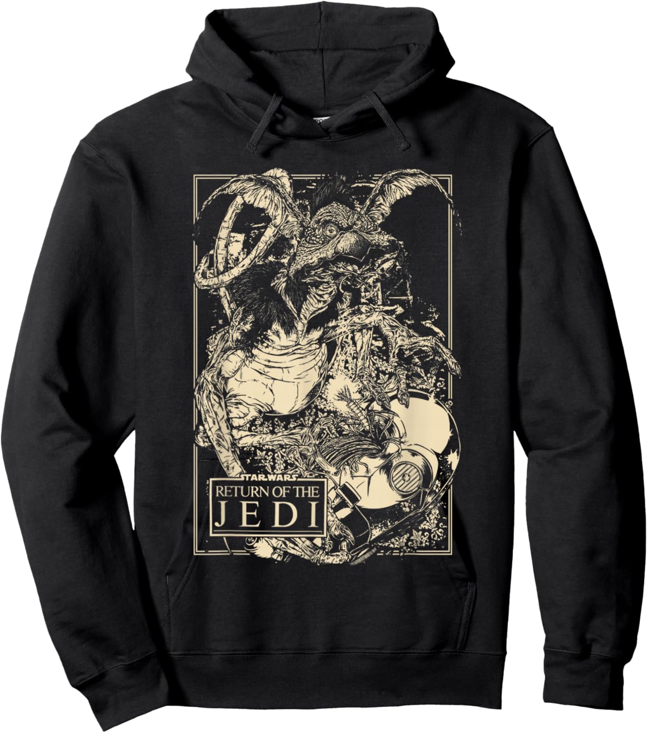 Star Wars Return Of The Jedi Salacious B. Crumb & C-3PO Hoodie - Hoodie | Black