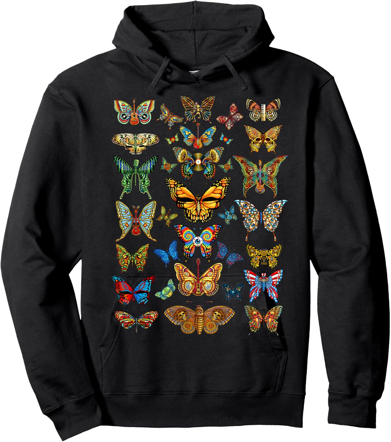 Dead Butterflies - Emek Artman Hoodie - Hoodie | Black