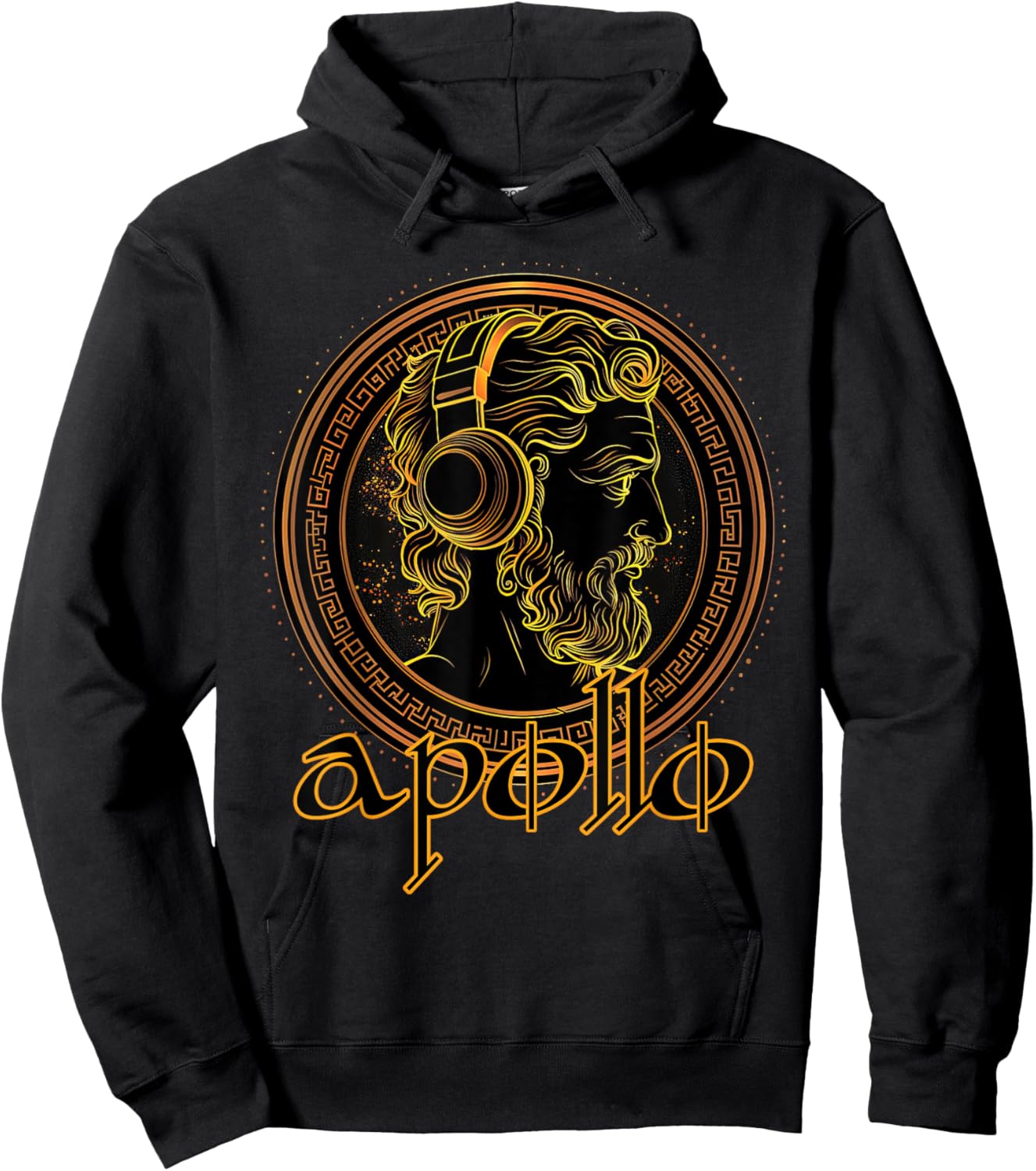 Apollo Greek God Music Lover Gamer Greece Mythology Hoodie - Hoodie | Black