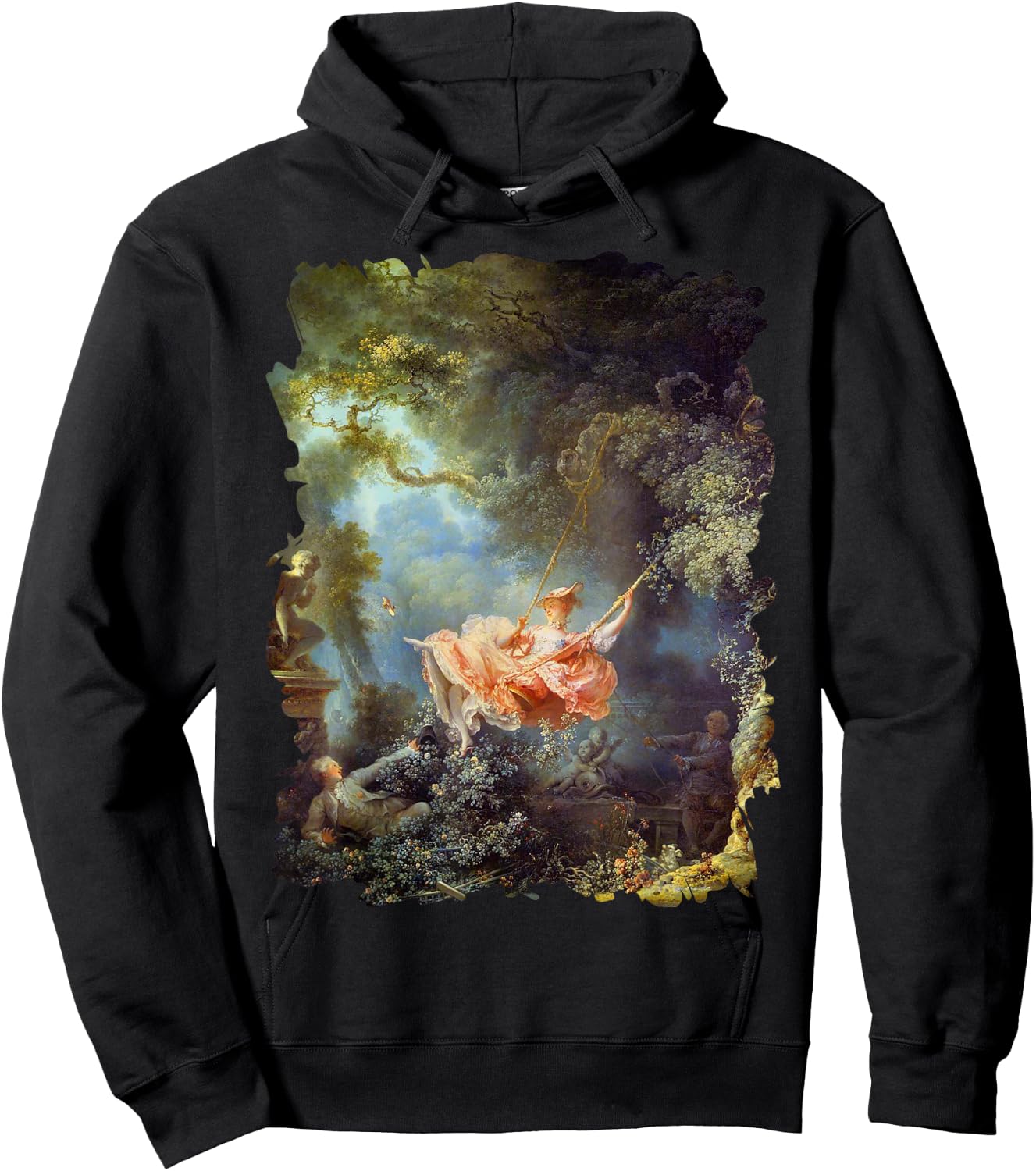 The happy accidents of the swinging famous painting Hoodie - Hoodie | Black