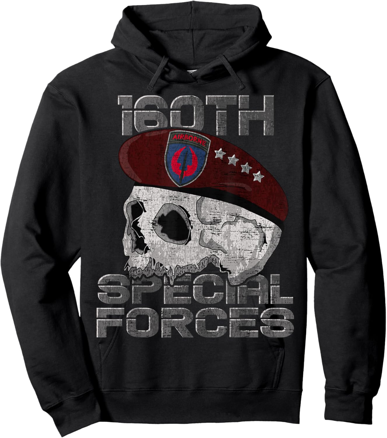 160th SOAR Special Force Airborne US Night Stalkers Army Hoodie - Hoodie | Black
