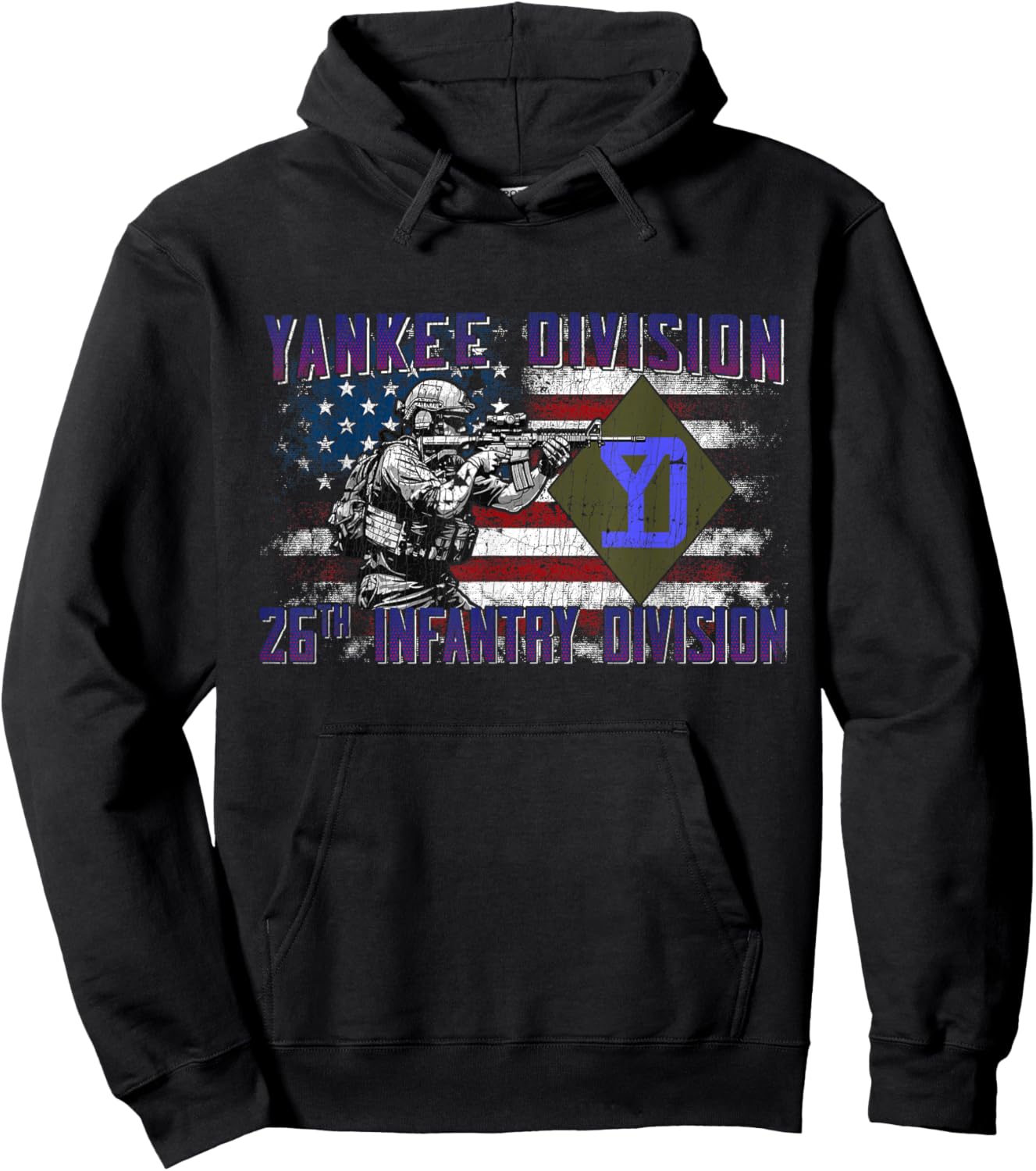 26th Infantry Division 26th ID Yankee Division Gifts Hoodie - Hoodie | Black