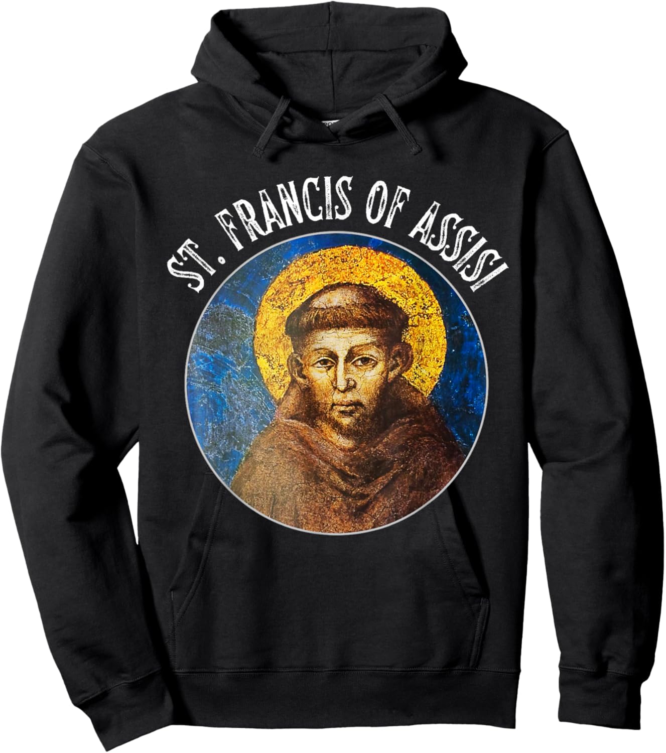 St Francis Catholic Saint / St. Francis of Assisi Hoodie - Hoodie | Black