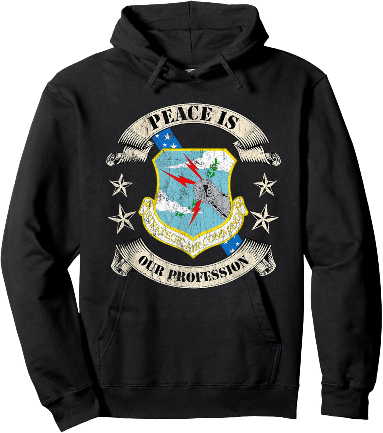 Strategic Air Command SAC Veteran Gifts Hoodie - Hoodie | Black