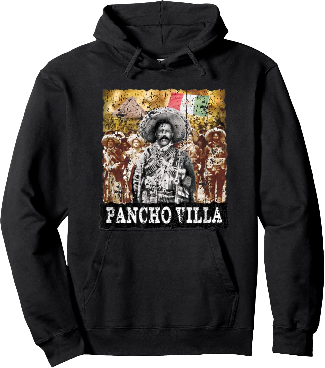 Pancho Villa Cool Fashion Vintage Revolution Hoodie - Hoodie | Black