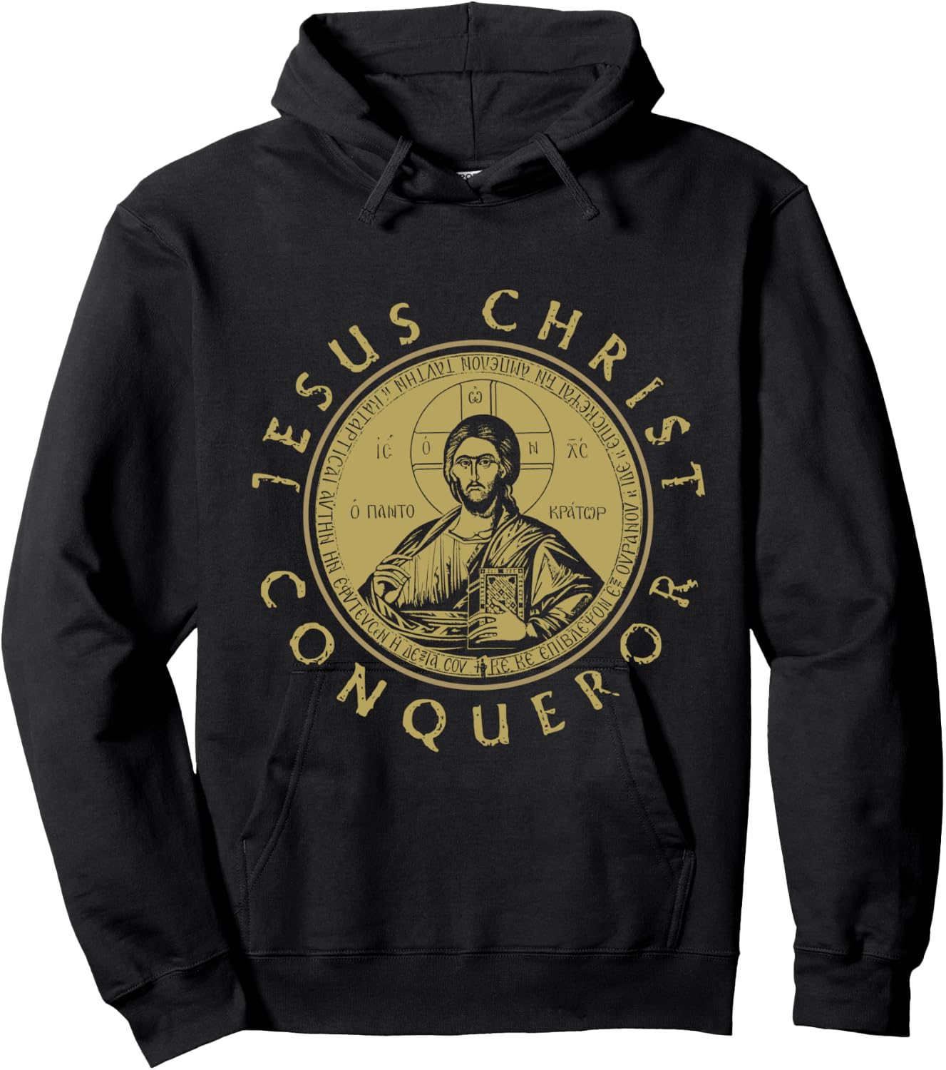 Jesus Christ Conqueror Orthodox Christianity Hoodie - Hoodie | Black