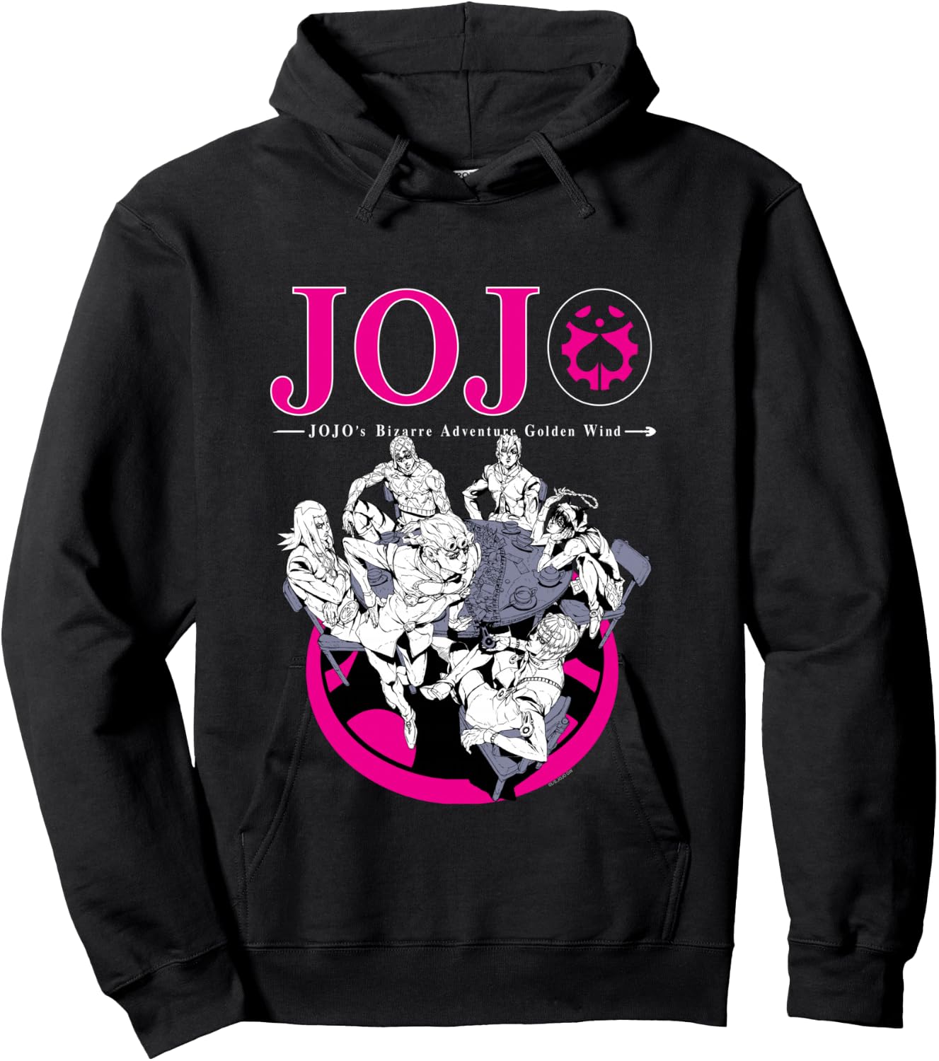 JoJo's Bizarre Adventure Part 5 Golden Wind Bruno's Gang Hoodie - Hoodie | Black