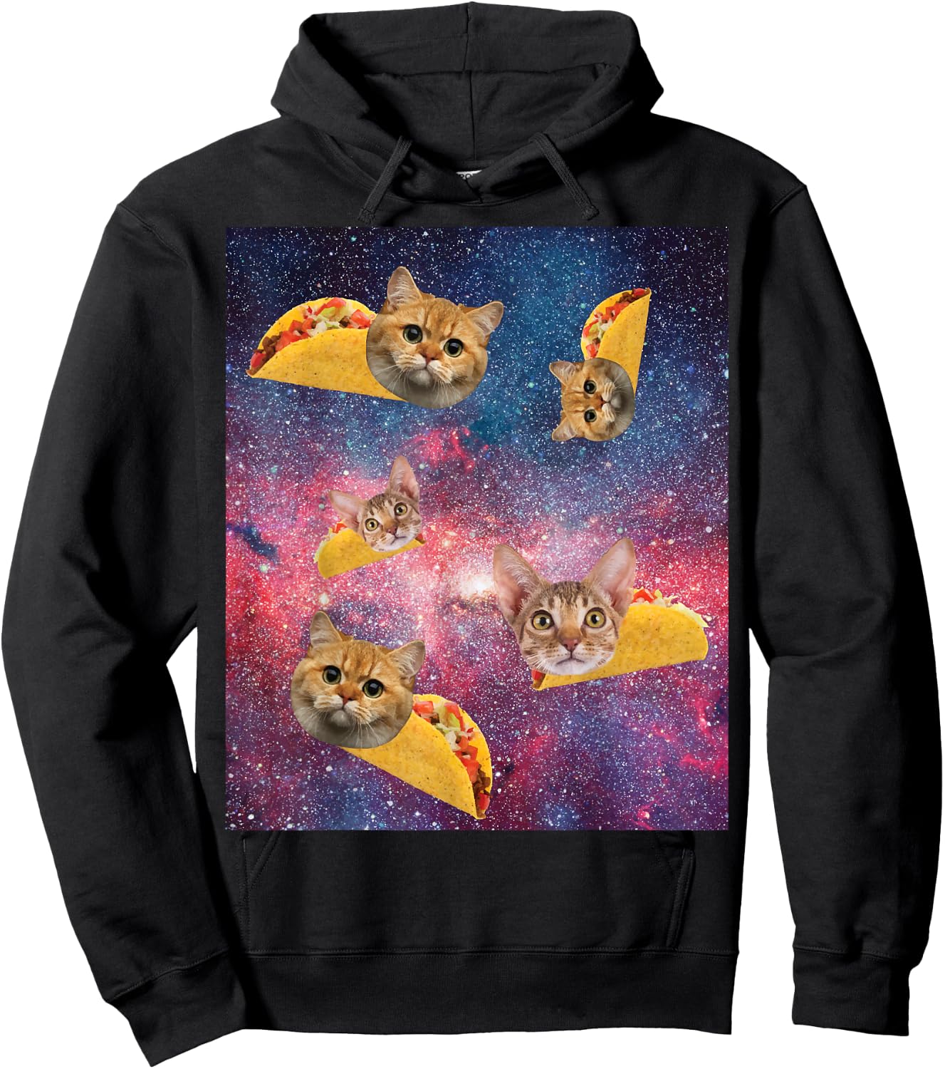 Cat Tacos Hoodie - Hoodie | Black