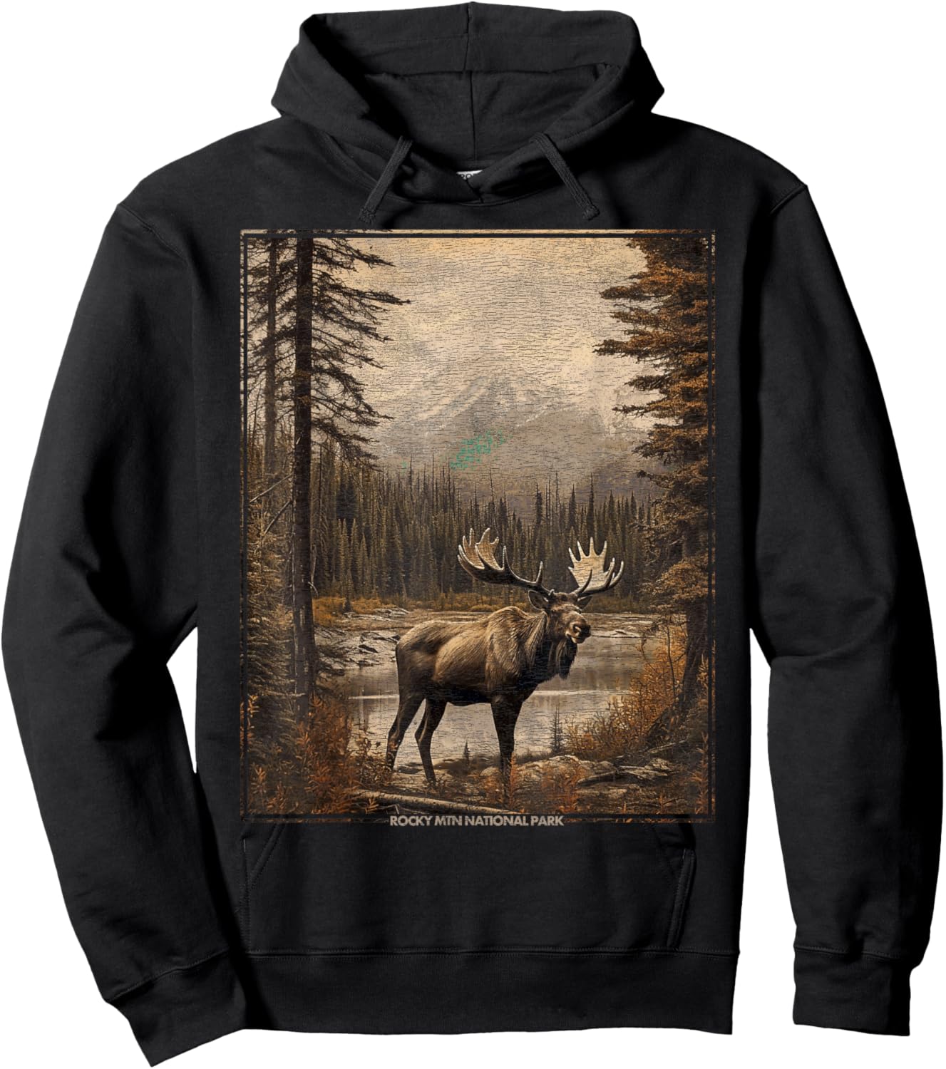 Rocky Mountain National Park - Colorado Hoodie - Hoodie | Black