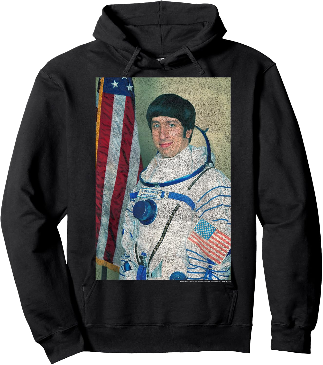 The Big Bang Theory Howard Wolowitz Space Suit Portrait Hoodie - Hoodie | Black