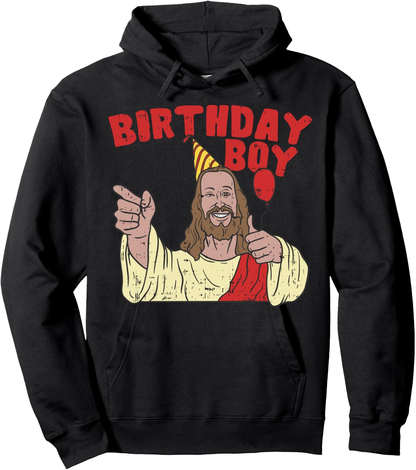 Christmas Birthday Boy Funny Jesus Religion Christian Gift Hoodie - Hoodie | Black