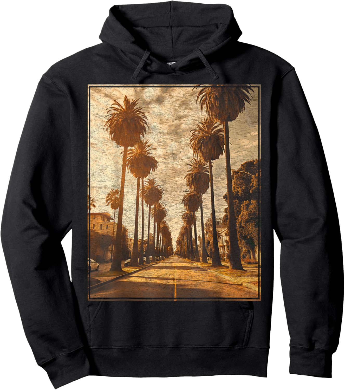 Palm Tree - California Hoodie - Hoodie | Black