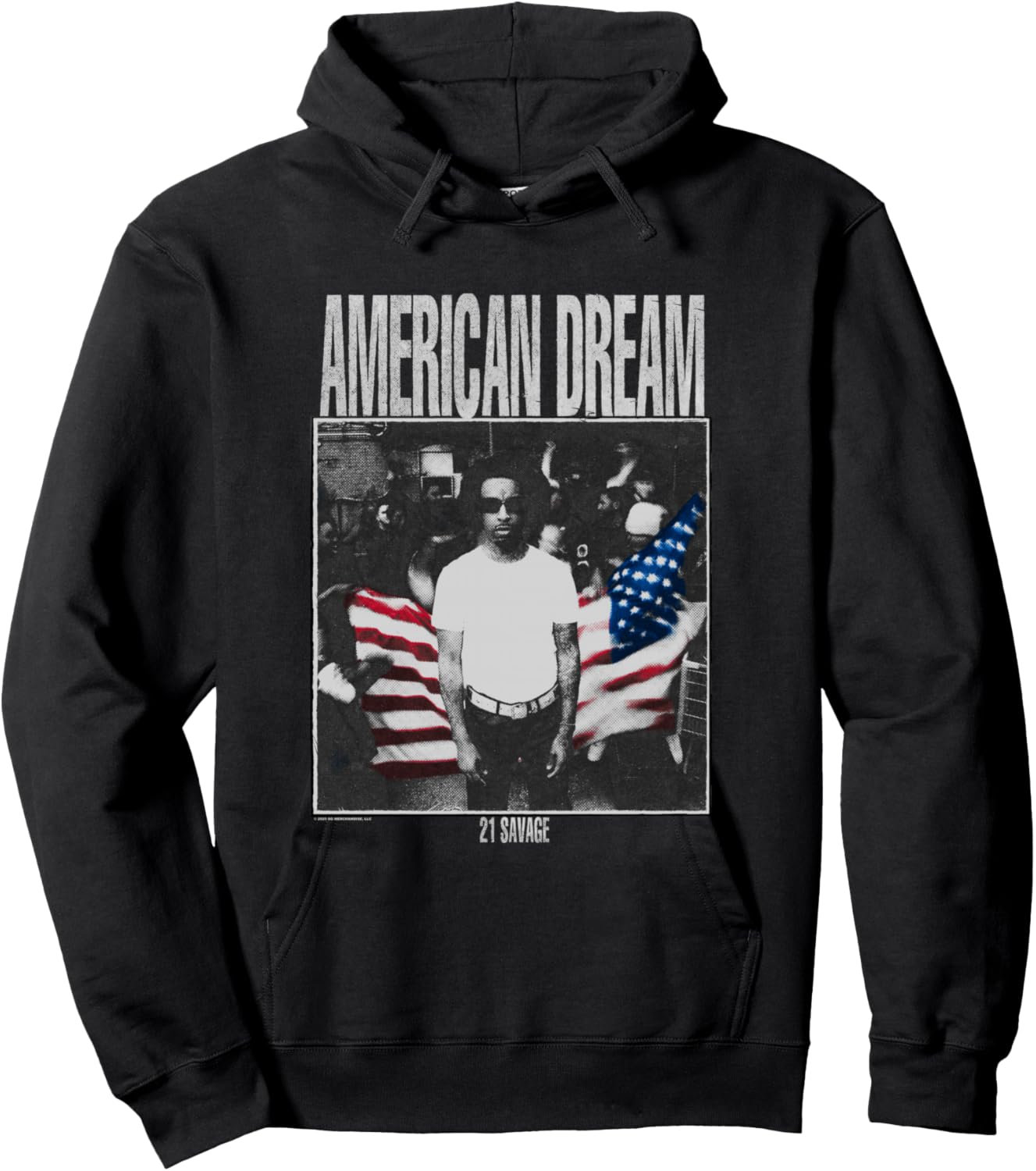 21 Savage American Dream Trap Streetwear Urban Hoodie - Hoodie | Black