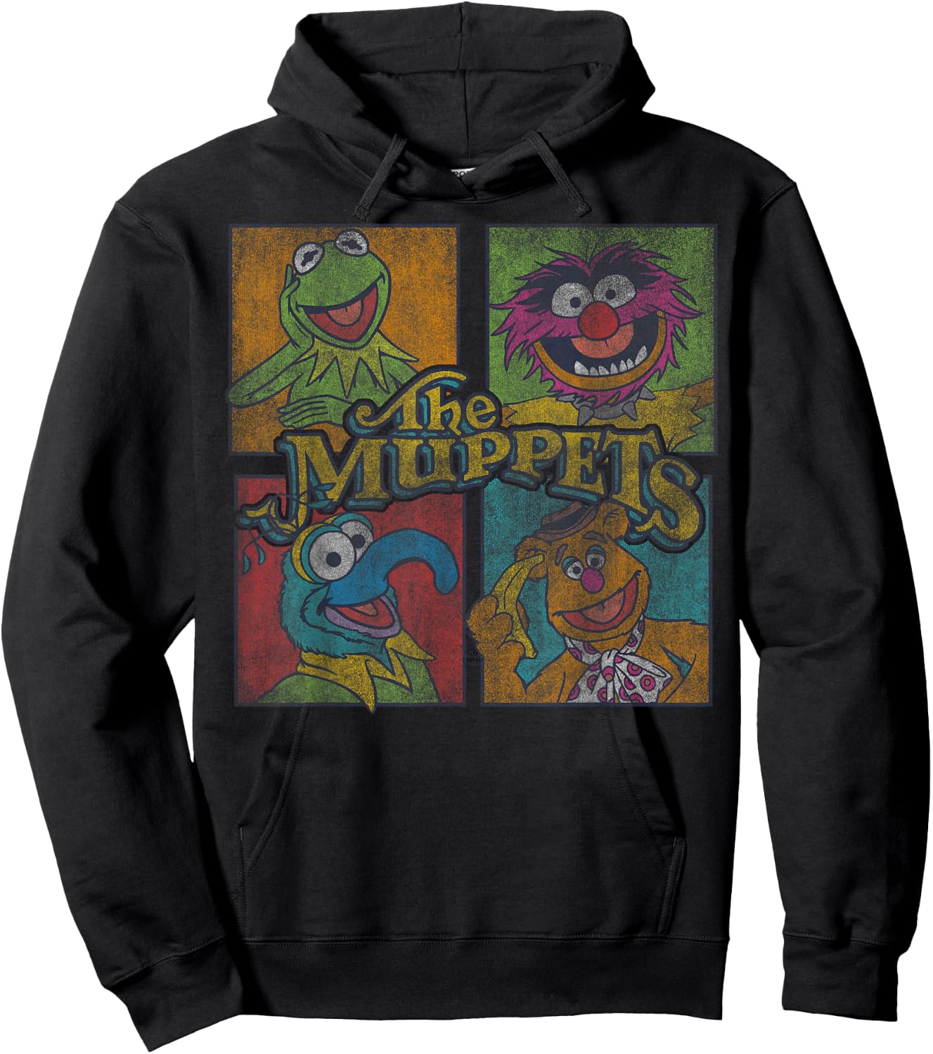 Disney Muppets Group Shot Box Up Hoodie - Hoodie | Black