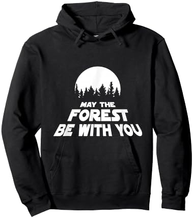 May The Forest Be With You Pun Earth Day Hoodie - Hoodie | Black