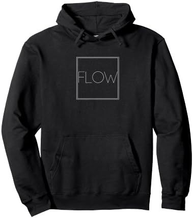 Flow - Minimalist Statement Going With The Flow Work Lover Hoodie - Hoodie | Black