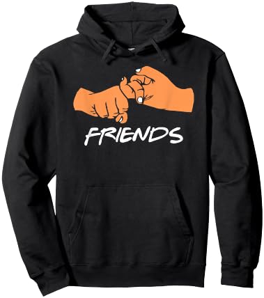 Friends ASL American Sign Languages Hoodie - Hoodie | Black