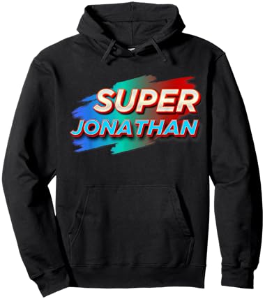 Super JONATHAN Funny Name JONATHANS Hoodie - Hoodie | Black
