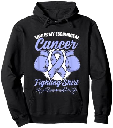 Esophagus Cancer Fighter Purple Esophageal Cancer Fighting Hoodie - Hoodie | Black